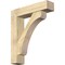 Ekena Millwork Legacy Block Rough Sawn Bracket w/ Offset Brace, Douglas Fir, 8"W x 34"D x 40"H BKT0806X34X40LEC05RDF - alternate 1
